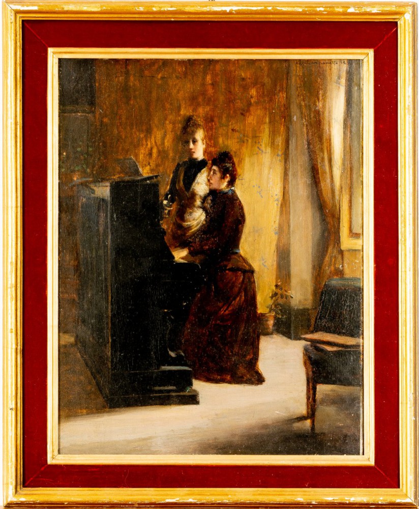 Firma illeggibile del XIX secolo 