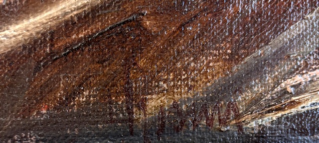 Firma indecifrata del XIX secoloParticolare 1