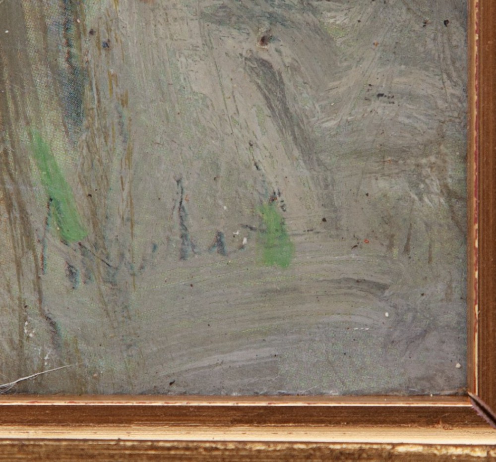 Firma indecifrata del XX secoloParticolare 1