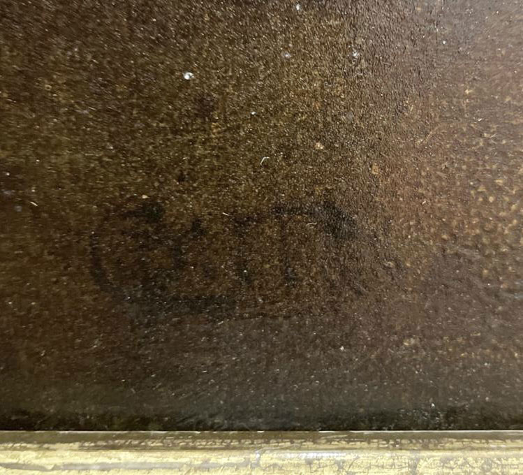 Firma indecifrata del XIX Secolo Particolare 1