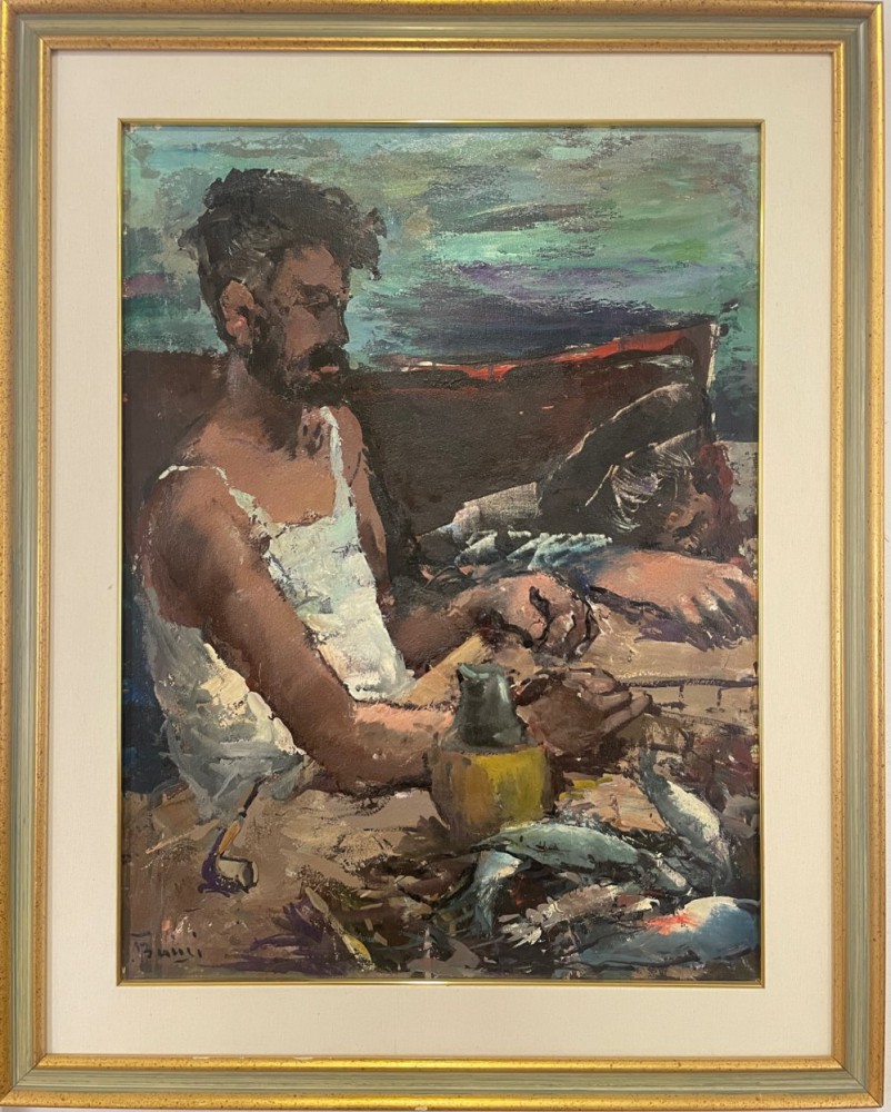 Pittore italiano Firmato Bacci 